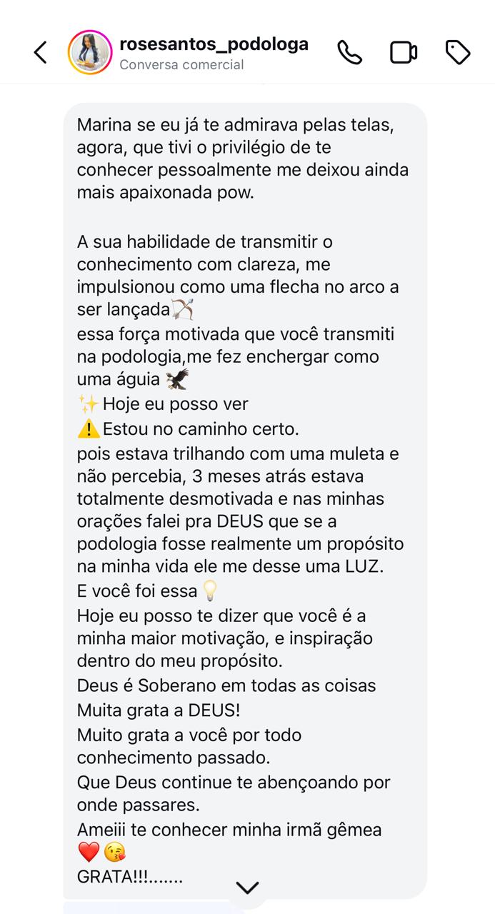 Depoimento Rose Santos - Inspiração e propósito